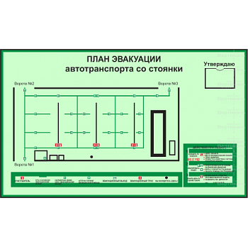 План эвакуации для слепых