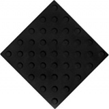 Полиуретановая тактильная плитка, 300*300мм, тип Конус шахматный Ч