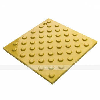 Полимербетонная тактильная плитка, тип Конус шахматный, 300*300*10мм
